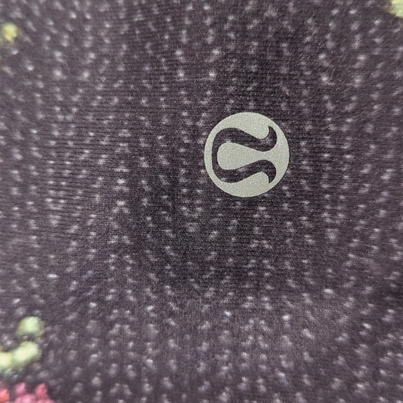 Lululemon Boogie Short (Roll Down) *Full-On Luon Garden Party Smooth Silver Mul - Picture 7 of 8